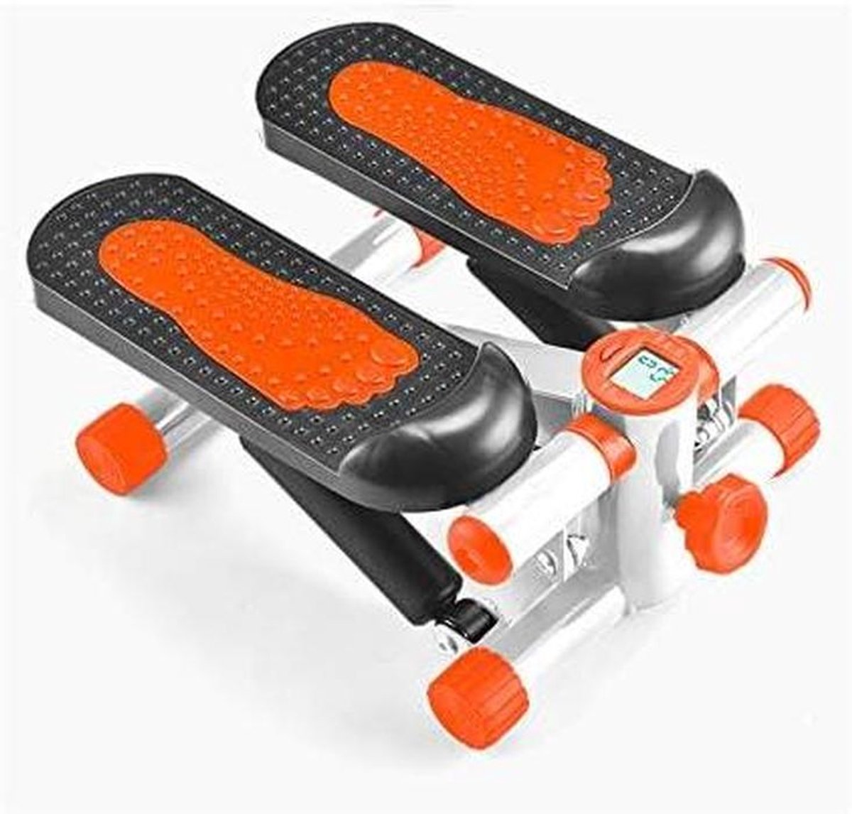 Mini Stepper - Oefenmachine Twist - Thuis Fitness - Met Weerstandsbanden - 100 kg - Roze