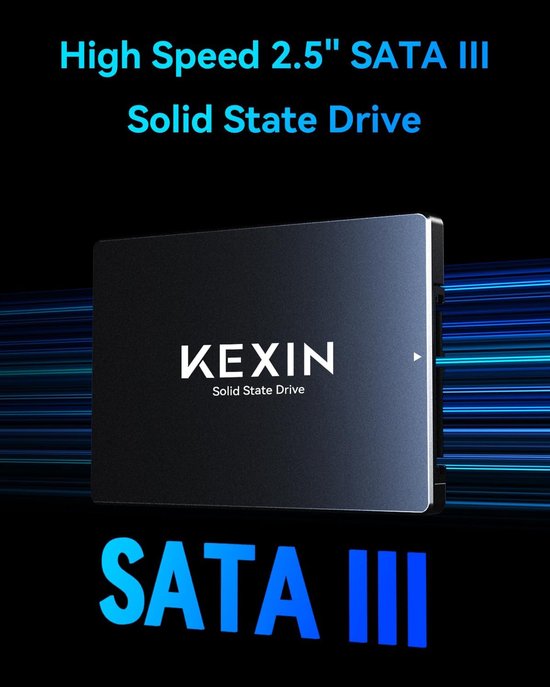 Interne SSD - Opslag Schijf - Systeem Upgrade - Hoge Snelheid - 128 GB - Zilver — afbeelding 4