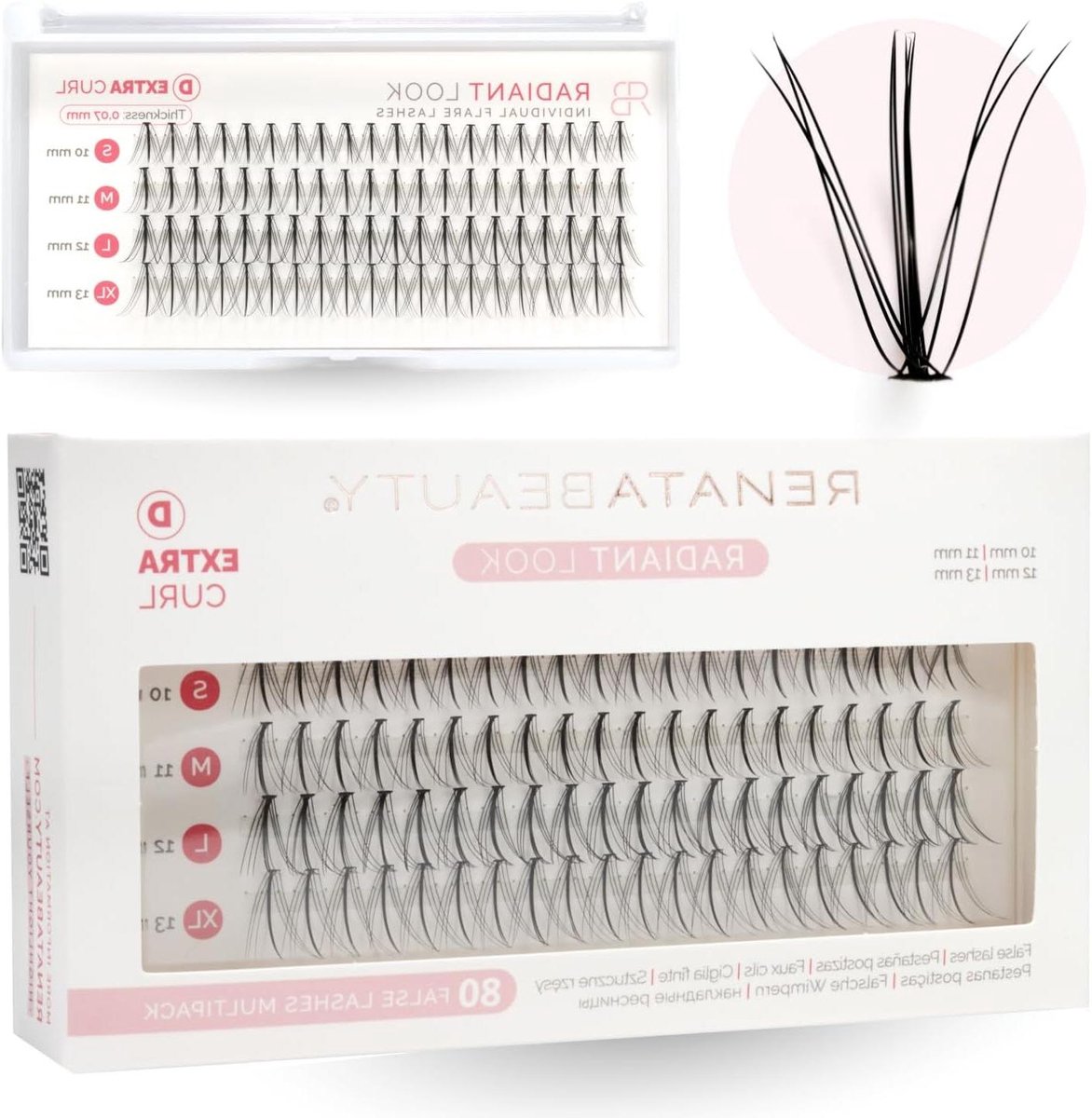 Wimperclusters - Nepwimpers Valse wimpers - Wimpers Verlengen - Salonkwaliteit Thuis - 48 stuks - Transparant