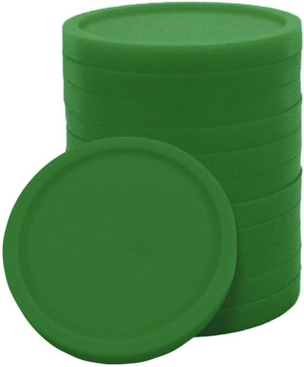 Consumptiemunten - Tokens Betaalmunten - Evenementen Organiseren - Blanco Design - 100 stuks Ø23mm - Groen