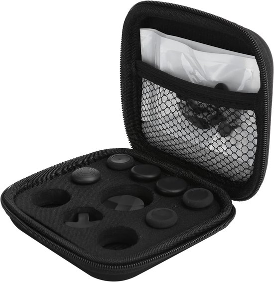 Gamepad Accessoireset - Controller Onderdelen - Verbeterde Gameplay - Metalen Knoppen - 13 x 11 x 5 cm - Zwart — afbeelding 3