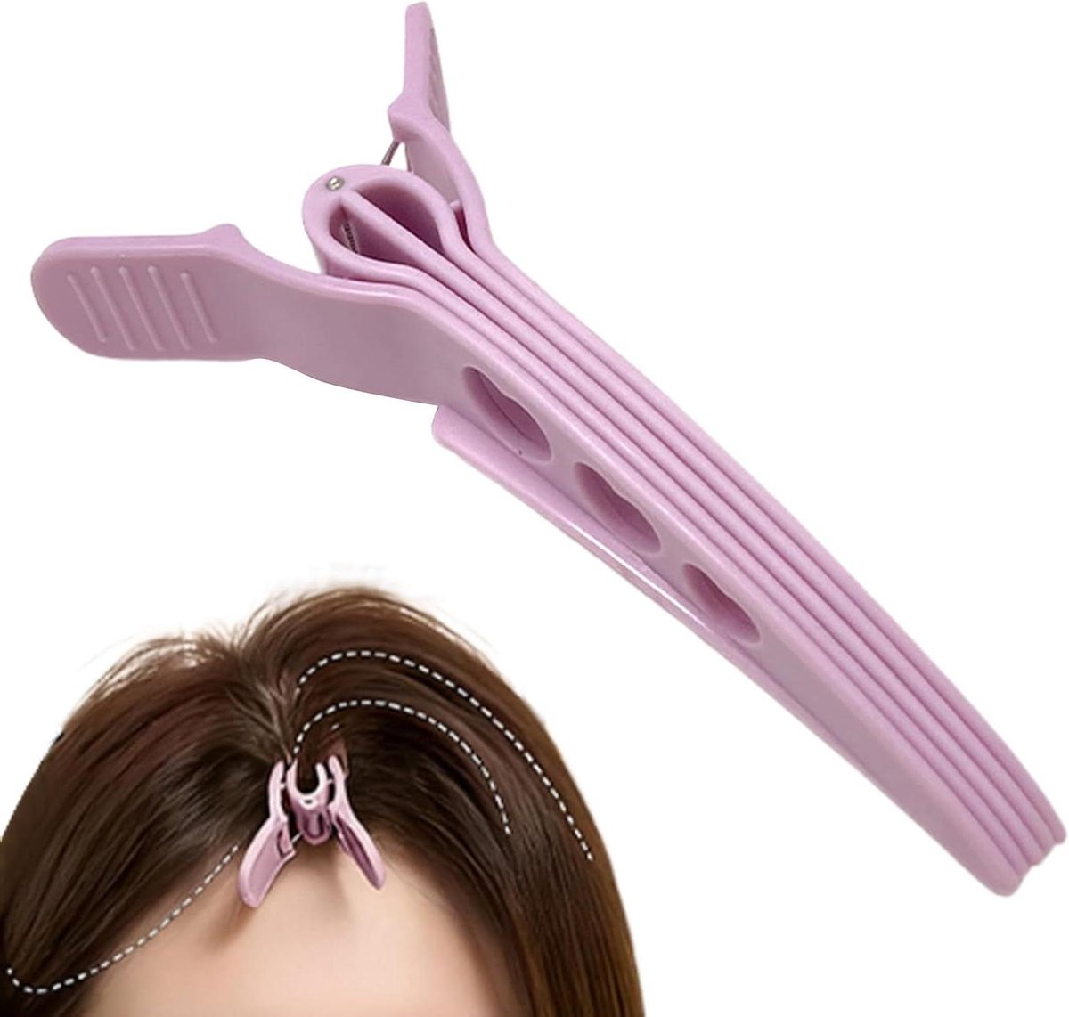 Haar Volume Clips - Wortelclips Haar - Haar Stylen - Antislip Textuur - 11 cm - Zwart
