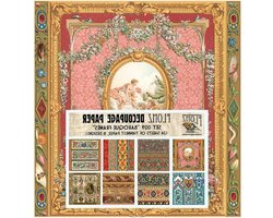 Decoupage Papier Pack (24 Vellen 6"x6") Barokke Veters en Frames FLONZ Vintage Styled Papier voor Decoupage en Craft