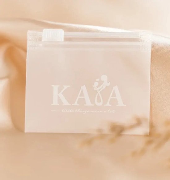 Transparant KAYA Sieraden zakje met logo