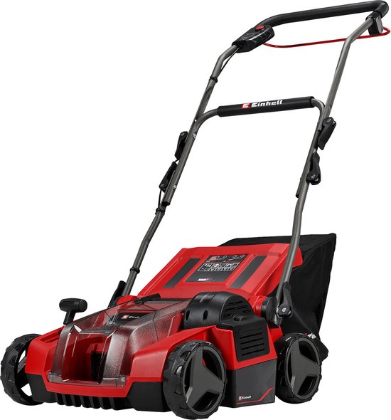 Einhell Accu Verticuteerder/Beluchter GE-SA 36/35 Li Solo - Power X-Change - 36 V/Li-ion - Werkbreedte: 35 cm - 16 messen - 24 beluchtingsklauwen - 28 L opvangzak - Excl. accu en oplader