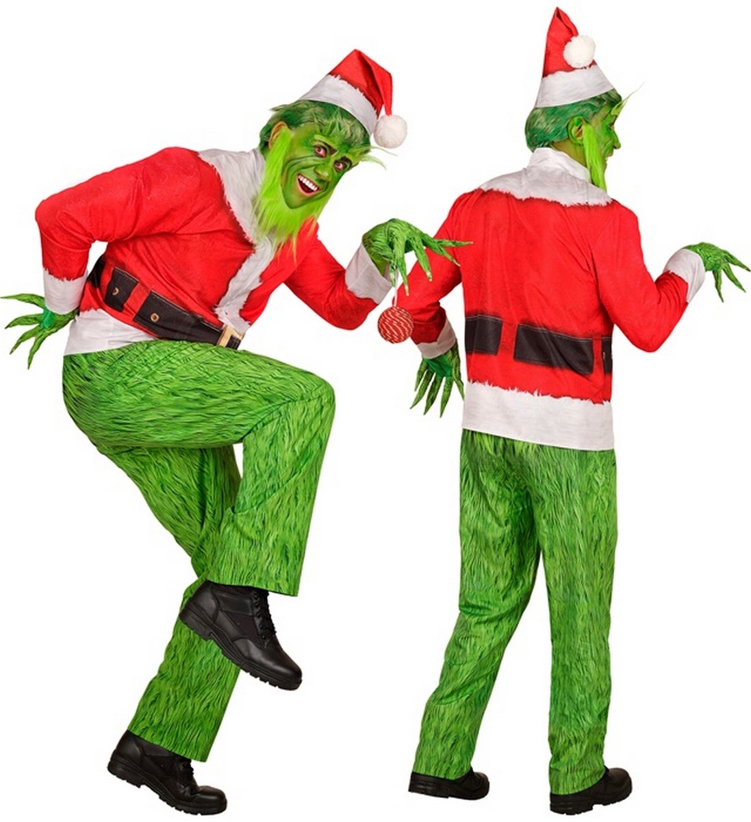 Kerst monster kostuum Grinch