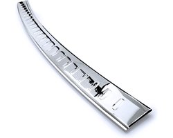 teileplus24 L549 Achterbumperprotector gemaakt van V2A RVS met afschuining