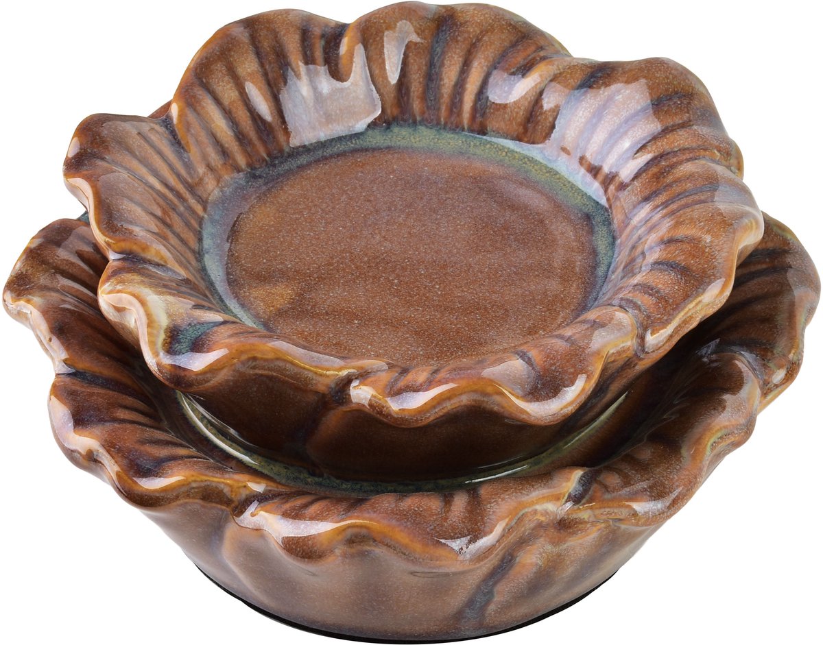 YARINE Kwiat Serie - Waxinelichtjeshouder - 15x15x7cm - Keramiek