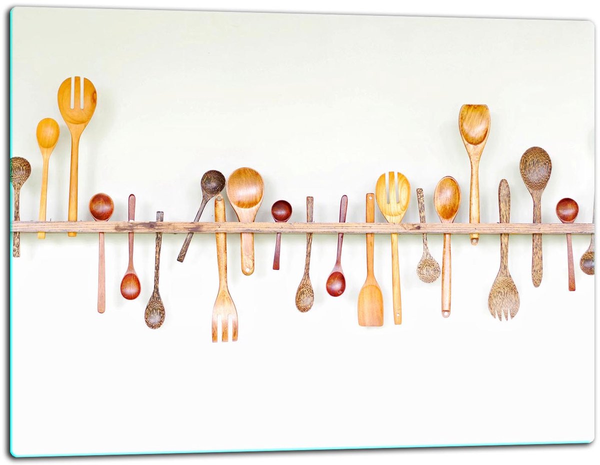 TMK ArtDeko - Snijplank van Glas - 52x40 cm - Inductiegeschikt - Beschermend