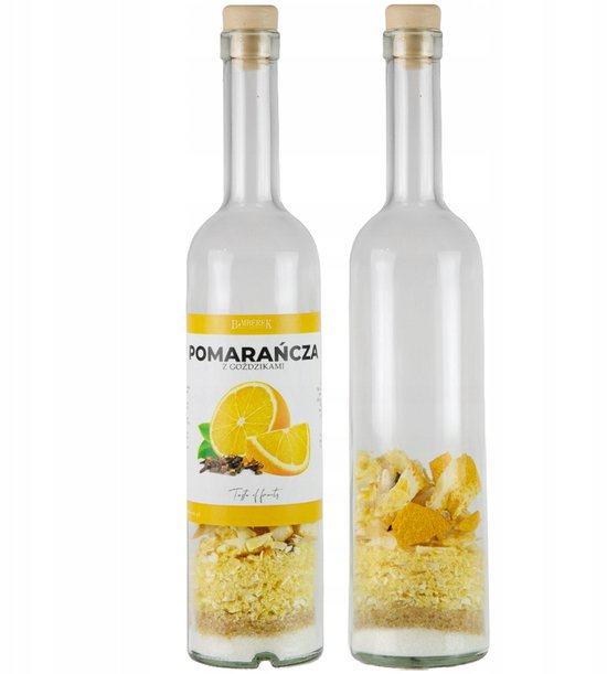Bimberek - Serie - 500ml Fles voor Huisgemaakte Likeur - Liofiliseerde Vruchten van Bimberek — afbeelding 3