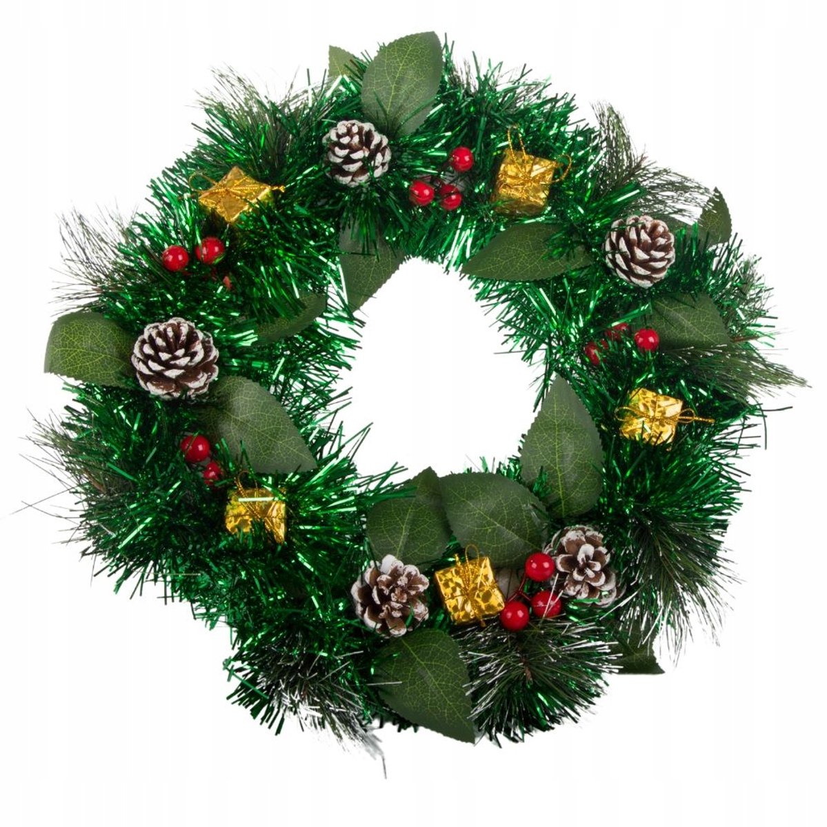 Link Star Serie - Kerstkrans - 30cm - Natuurlijke Dennenappels - Licht gewicht