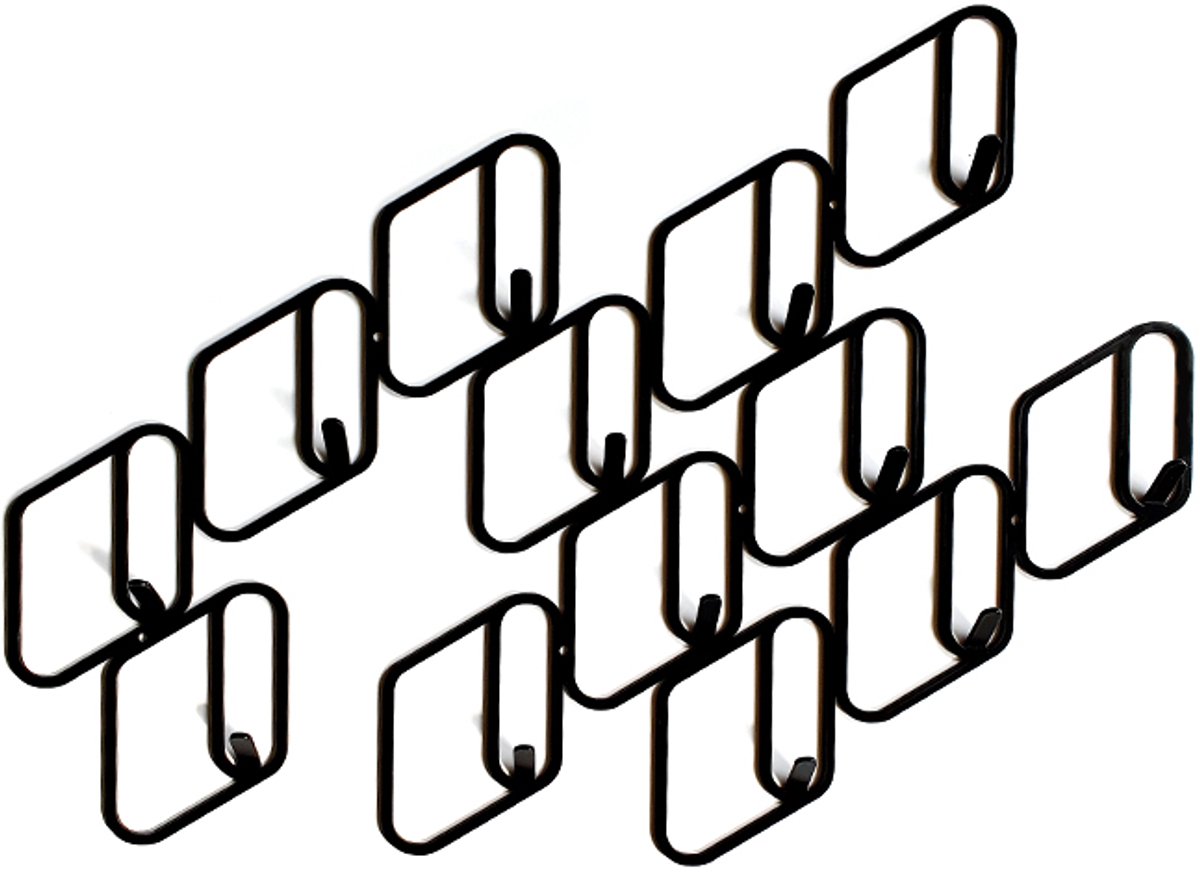 Decorizzly Ossti - Geometrische Wandhaak - Metaal - Hoogwaardige Staal