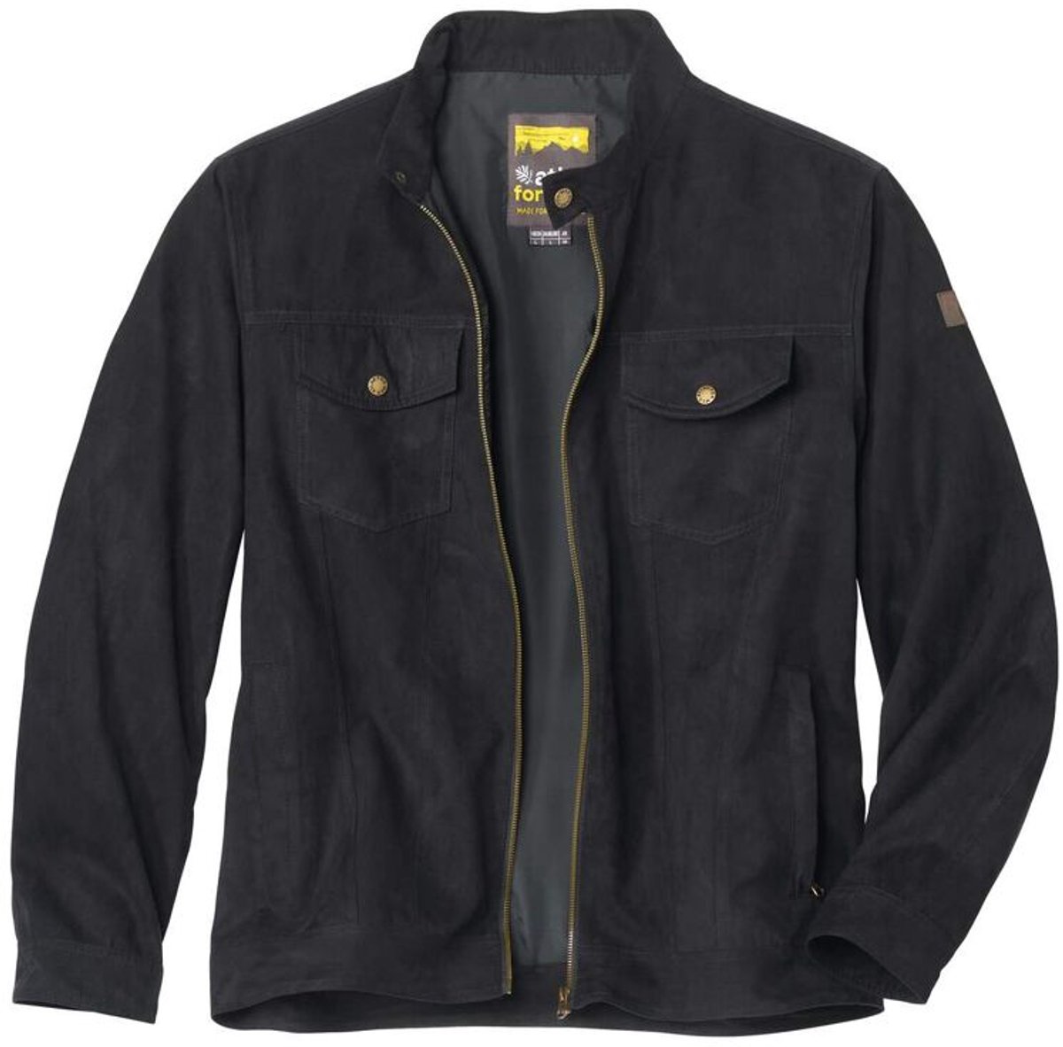 ATLAS FOR MEN - Suédine jack Arizona - Heren - Verkrijgbaar in grote maten - XXL