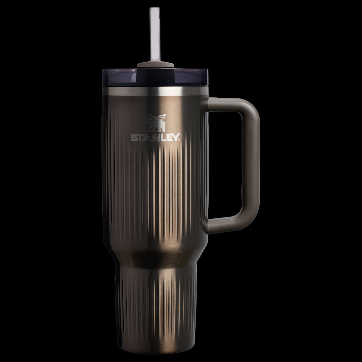 Quencher® H2.O Fluted Tumbler | 1,18L - Gunmetal Shine