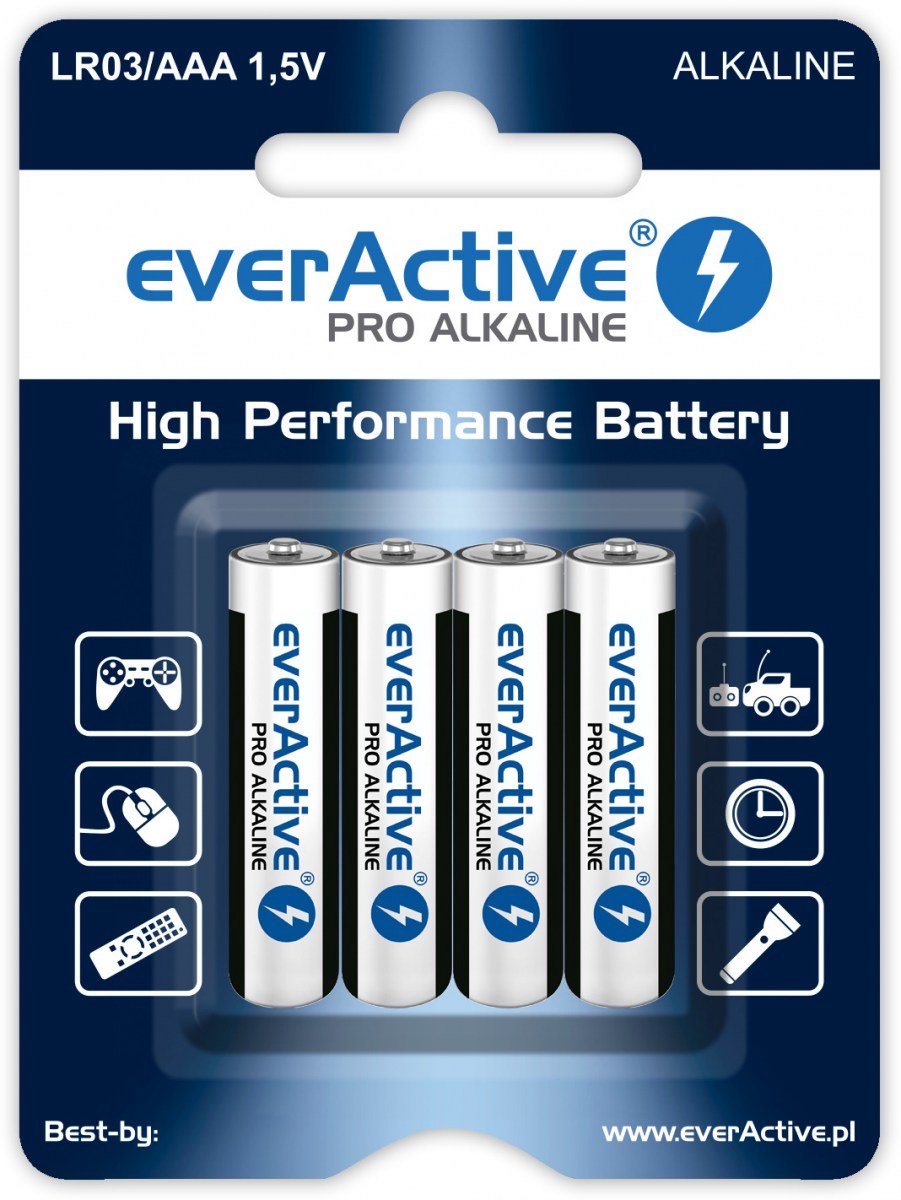 LR03 AAA everActive Pro 4x-Blister pack
