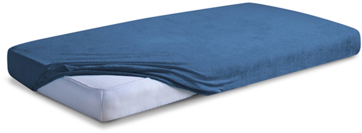 Matex Prześcieradło Frotte Premium - Hoeslaken - 130x190 cm - 140x200 cm - Granat