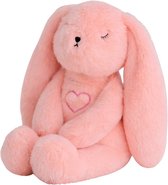 Lulla Bunny Slaapknuffel Roze – met natuurlijke hartslag & ademhaling – Slaaphulp – Werkt tot 12 uur – Hypoallergeen & Wasbaar – Voor Baby, Prematuur & Kind