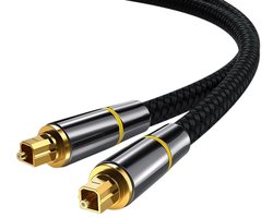 Optische kabel 2 meter - Optical audio kabel - Toslink optische kabel - Optische audiokabel - Toslink kabel