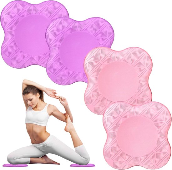 2 packs Yoga Knie Pad Kussen Extra Dik voor Knieën Ellebogen Pols Handen Hoofd Foam Pilates Knielpad Yoga Kniekussen Dikke Oefenpads voor Knieën Ellebogen Pols Handen Hoofd Foam Pilates — afbeelding 5