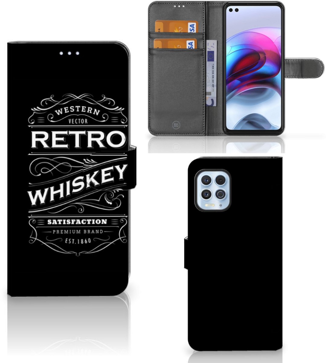 Motorola Moto G100 Book Cover Whiskey