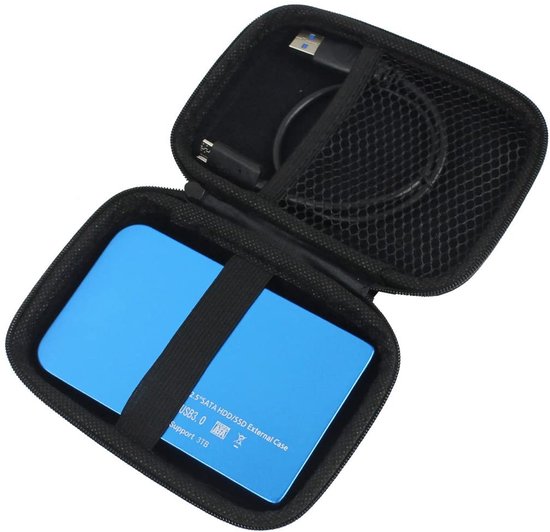 MTTProducts - Externe Hardeschijf Beschermcase - Shockproof - Rood - Bescherming voor 2.5 Inch HDD/SSD - Draagbare Opslag - Waterdicht van mttproducts — afbeelding 2
