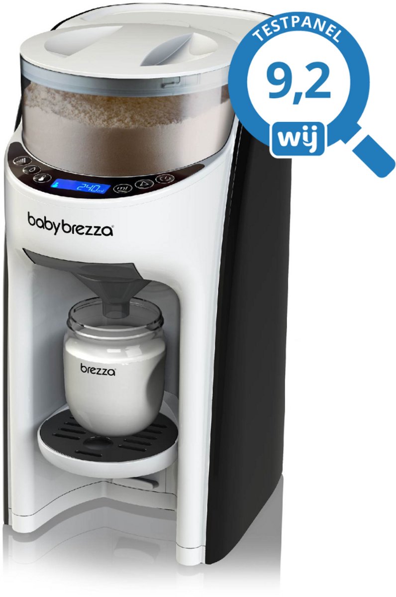 Bol.com Baby Brezza Formula Pro Advanced – Automatische Flesvoeding Maker – Babyfles Apparaat – Zwart/Wit aanbieding