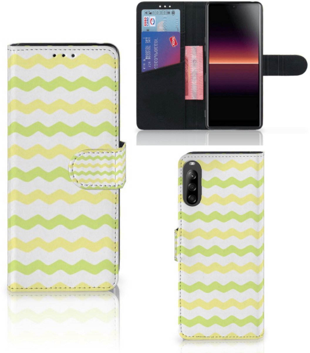 Sony Xperia L4 Telefoon Hoesje Waves Yellow