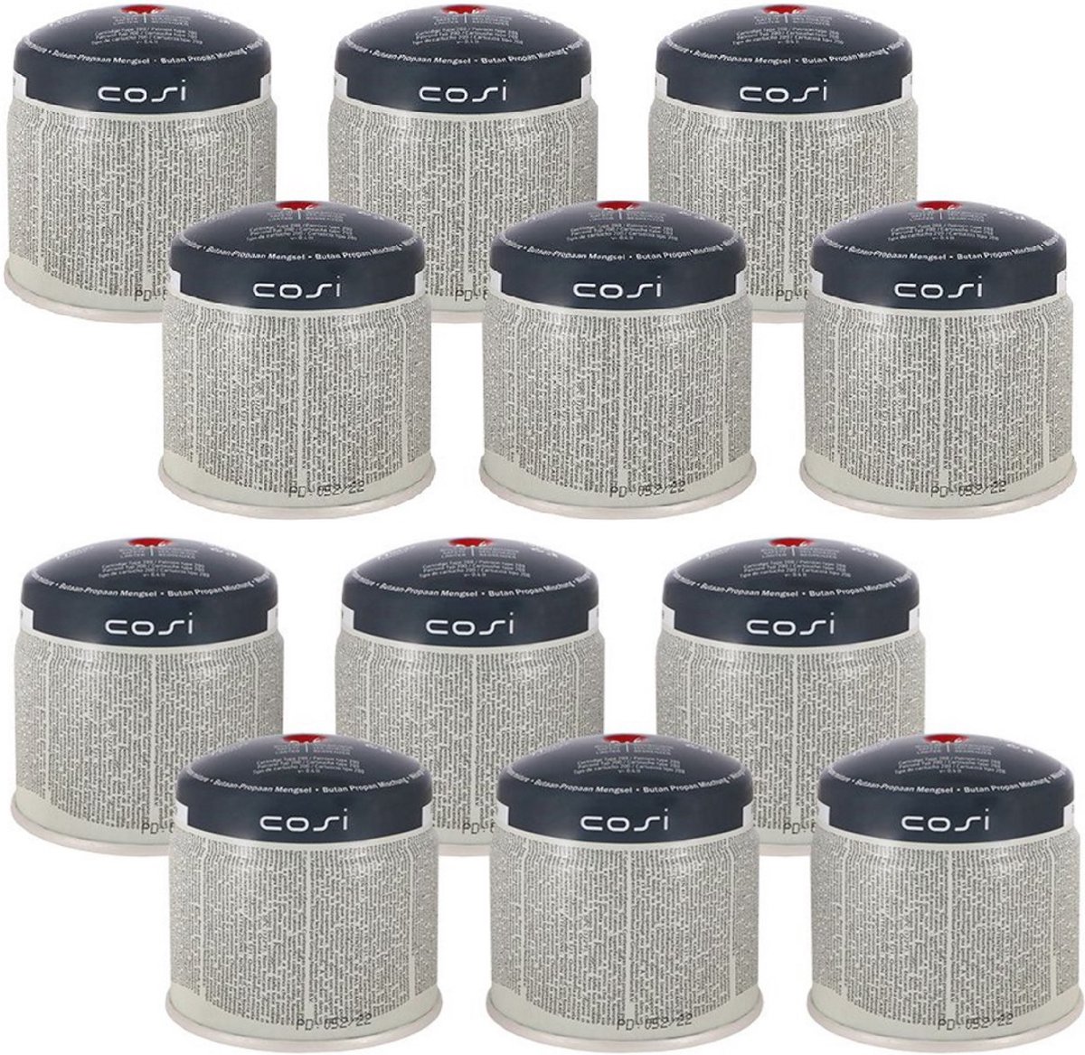 Cosi Prik Gascartouche / Gasblikje 190gr - Set van 12