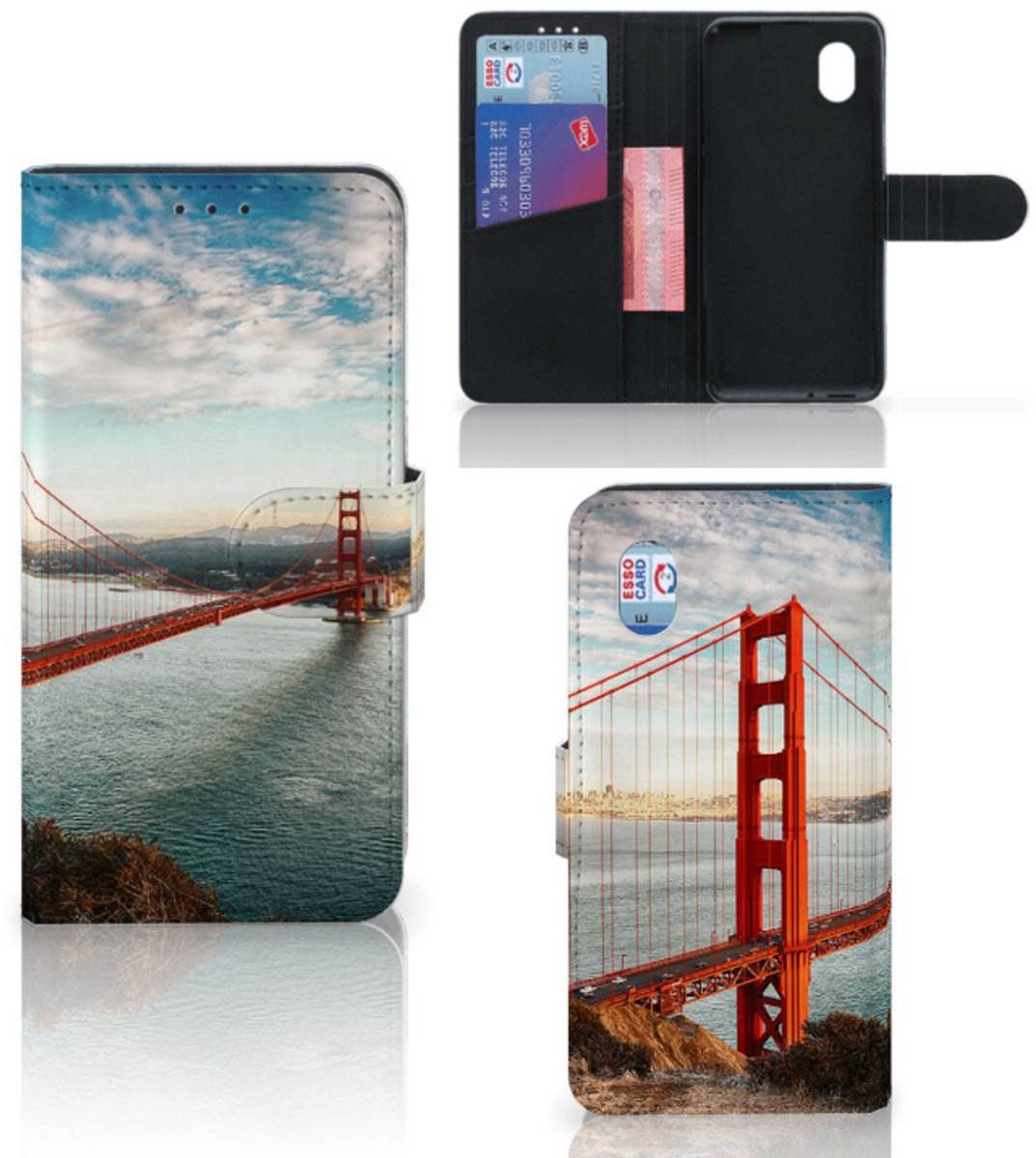 Alcatel 1B (2020) Flip Cover Golden Gate Bridge