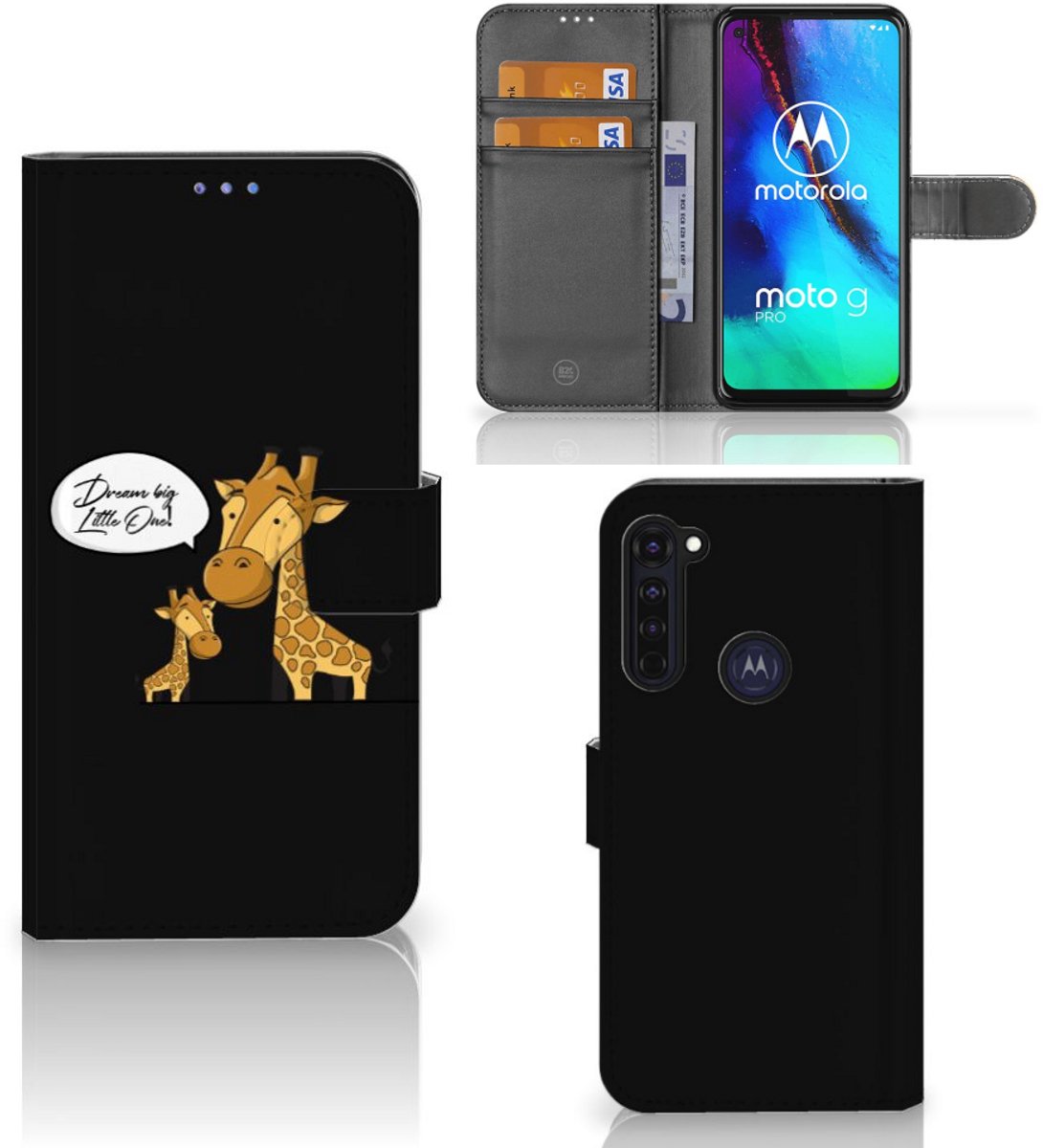Motorola Moto G Pro Leuk Hoesje Giraffe