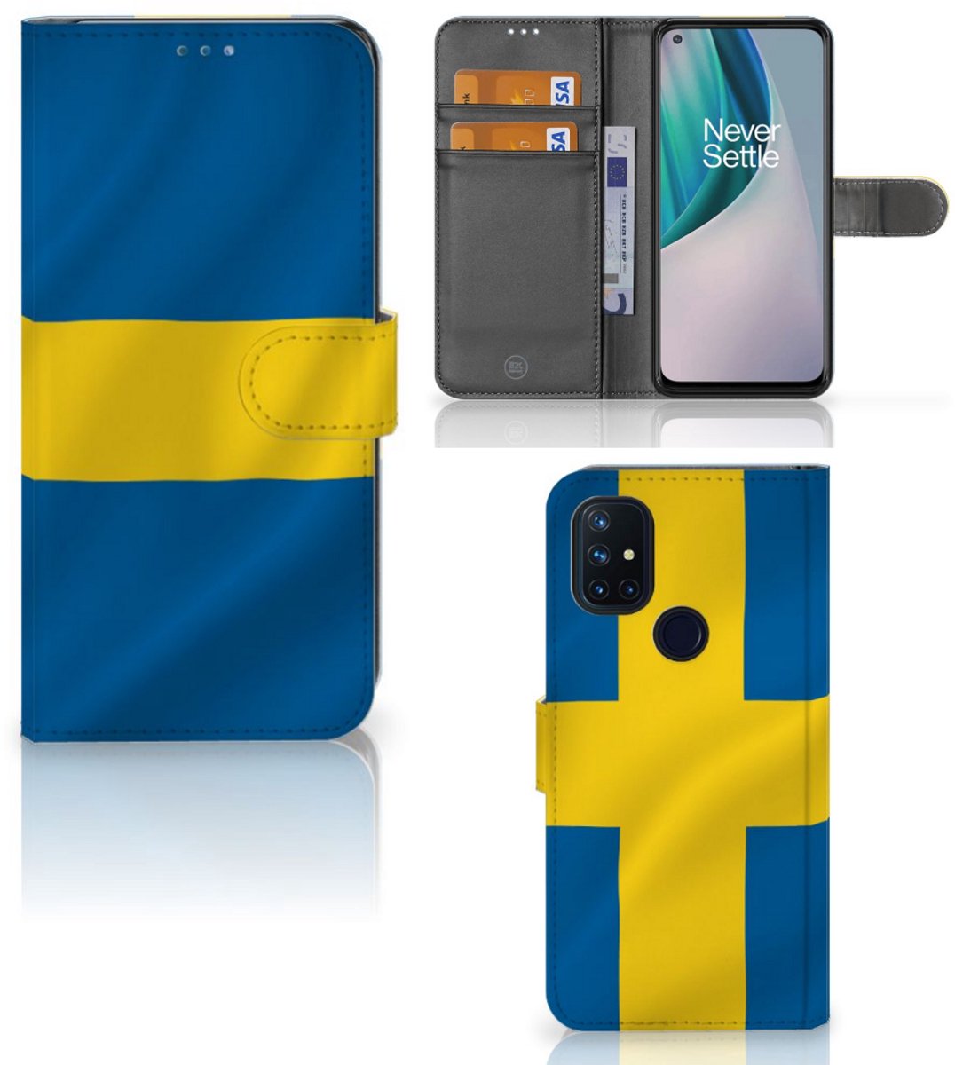 OnePlus Nord N10 Bookstyle Case Zweden