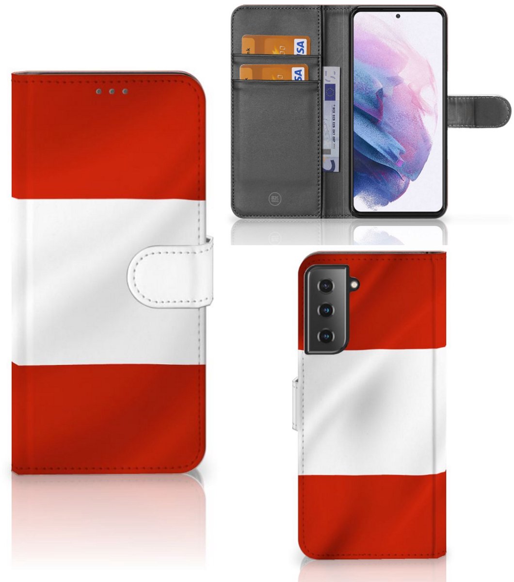 Samsung Galaxy S21 Plus Bookstyle Case Oostenrijk