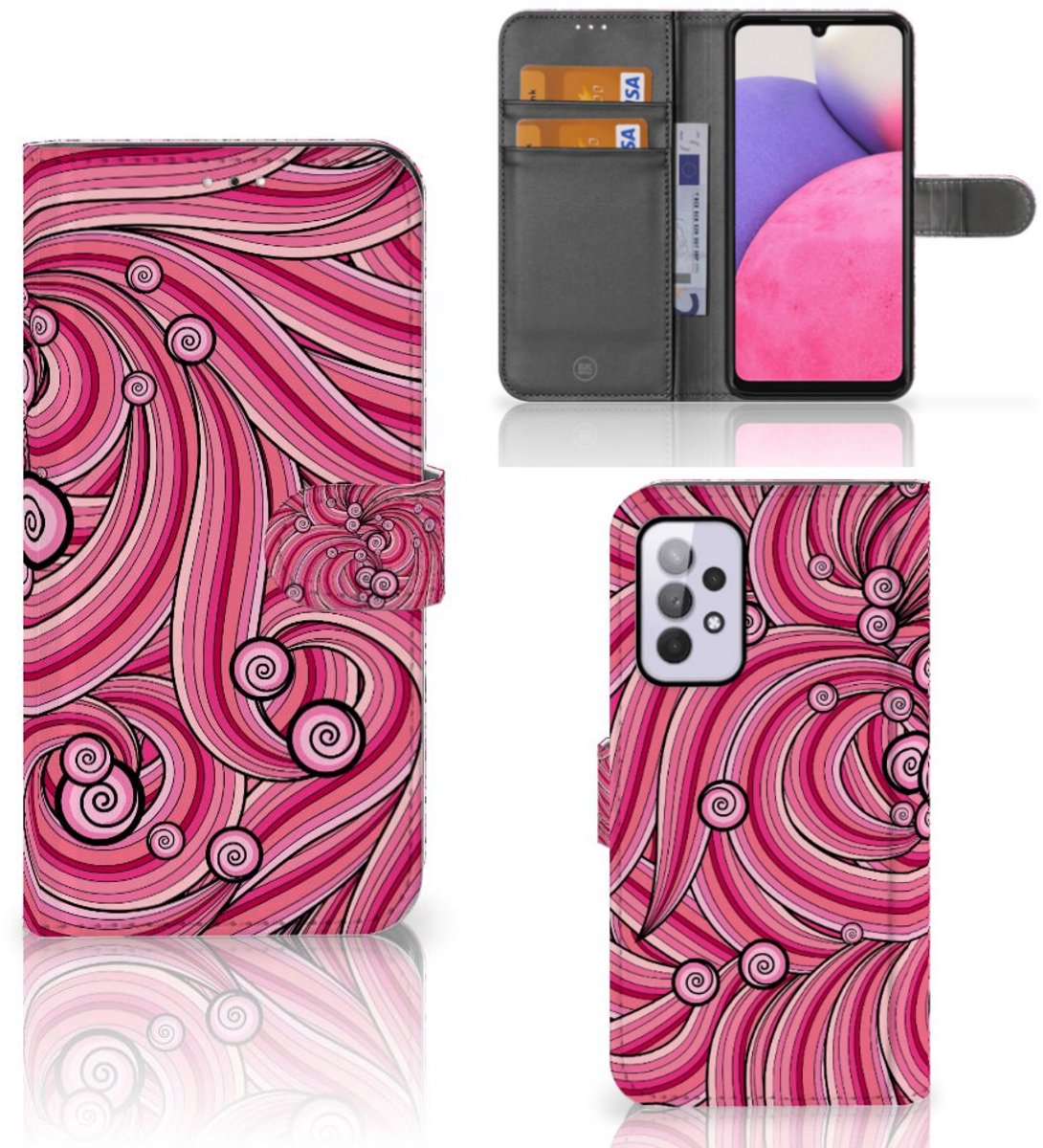 Samsung Galaxy A33 5G Hoesje Swirl Pink