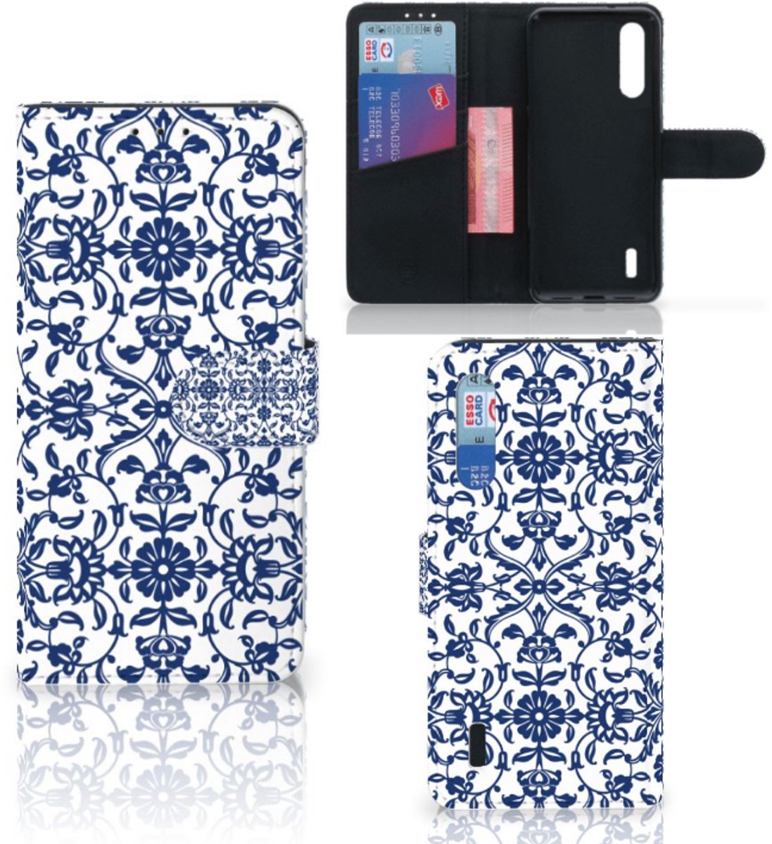 Xiaomi Mi 9 Lite Hoesje Flower Blue