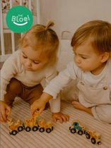 The bloei Magnetisch Houten Treinspeelgoed (Dier) | Stimuleert Creativiteit en Probleemoplossing, Bouwt Motorische Vaardigheden en Focus, Mix & Match met Magnetische Koppelingen, Duurzaam FSC-Hout en Veilige Verf, Schermvrij Fantasierijk Spel