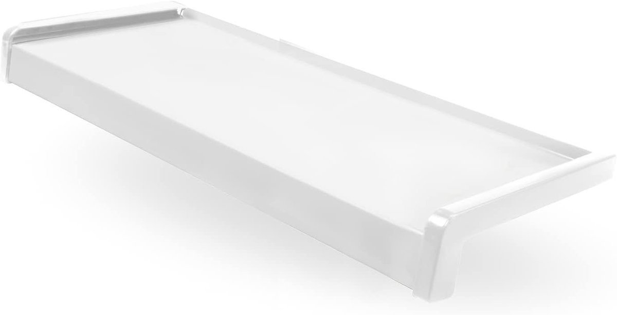 Aluminium Vensterbank - Buitenvensterbank Vensterbank - Gevel Beschermen - Gepoedercoat Weerbestendig - 50 cm Diep 30 cm - Wit RAL 9016