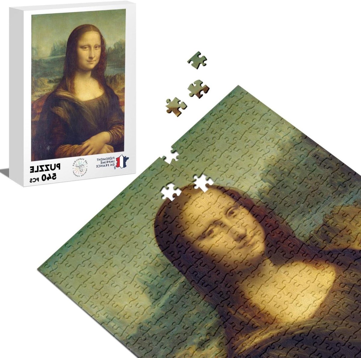 Klassieke Puzzel - Legpuzzel Historisch - Ontspannen Tijdverdrijf - Gedrukt in Frankrijk - 52 x 375 cm - Multicolor