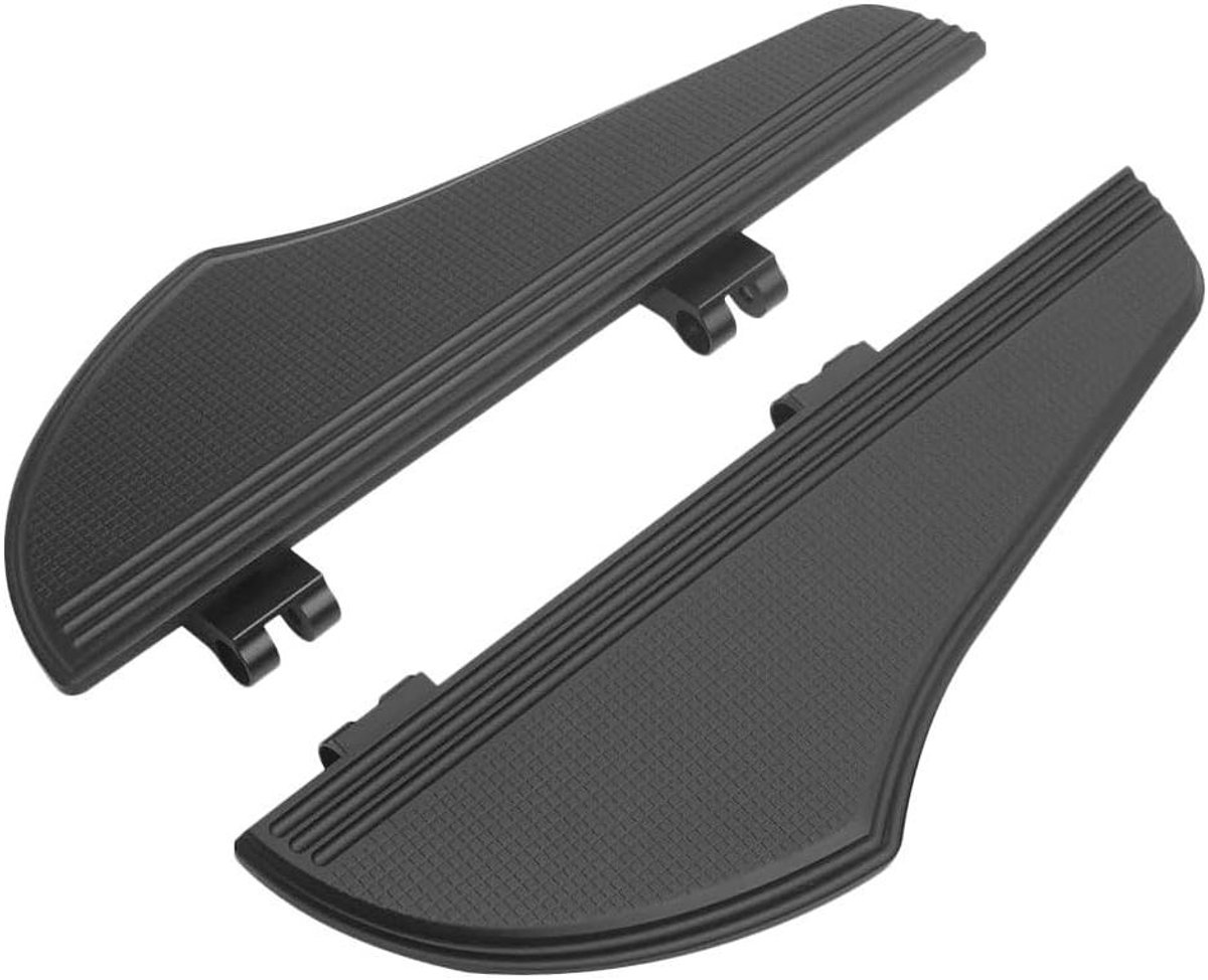 Motorfiets Vloerplanken - Voetsteunen Motor - Comfortabel Rijden - Uitgerekt Ontwerp - 415x130x15 mm - Zwart