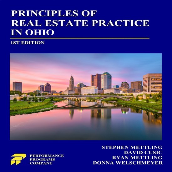 Principles of Real Estate Practice in Ohio - cover