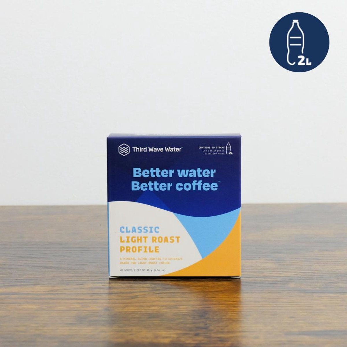 Third Wave Water Watermineralen Sticks 20 stuks – Light Roast Profiel – Mineraliseert Water – Voor Frisse Koffiesmaak – 2 Liter