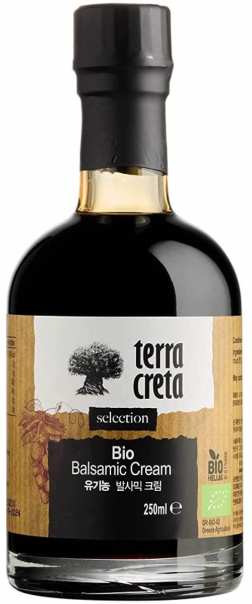 Terra Creta – Biologische Balsamico Crème 250 ml | Rijk, Stroperig & Natuurlijk Gezoet