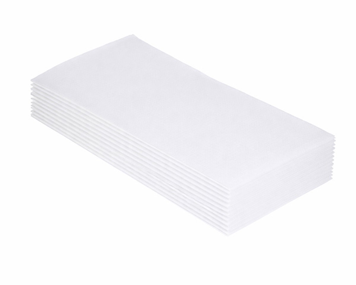 Servet Airlaid Wit 48x48cm 1/8 vouw - 1.000 st/ds.