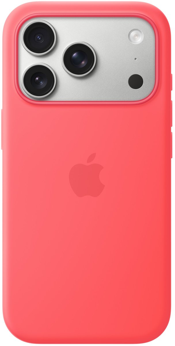 Apple Siliconenhoesje met MagSafe voor de Apple iPhone 17 Pro Max - Bright Guava