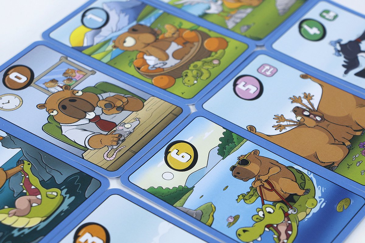 999 Games - Swapybara - Kaartspel - veel spel in een compact doosje — afbeelding 10