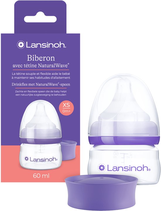 Lansinoh Fles met Natural Wave® Speen - 60 ml van Lansinoh — afbeelding 3
