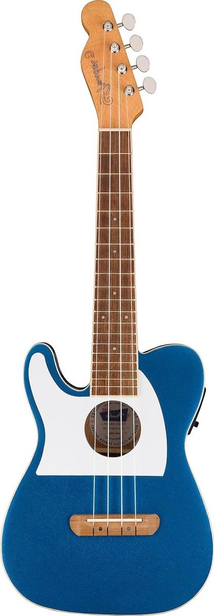 Concert Ukelele - Ukelele Telecaster - Muziek Maken - Telecaster Vorm - Einheitsgröße - Blauw