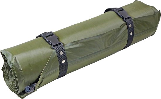 Thermomatte - Slaapmat Kamperen - Comfortabel Slapen - Waterdicht Vuilafstotend - One size - Olijfgroen — afbeelding 2