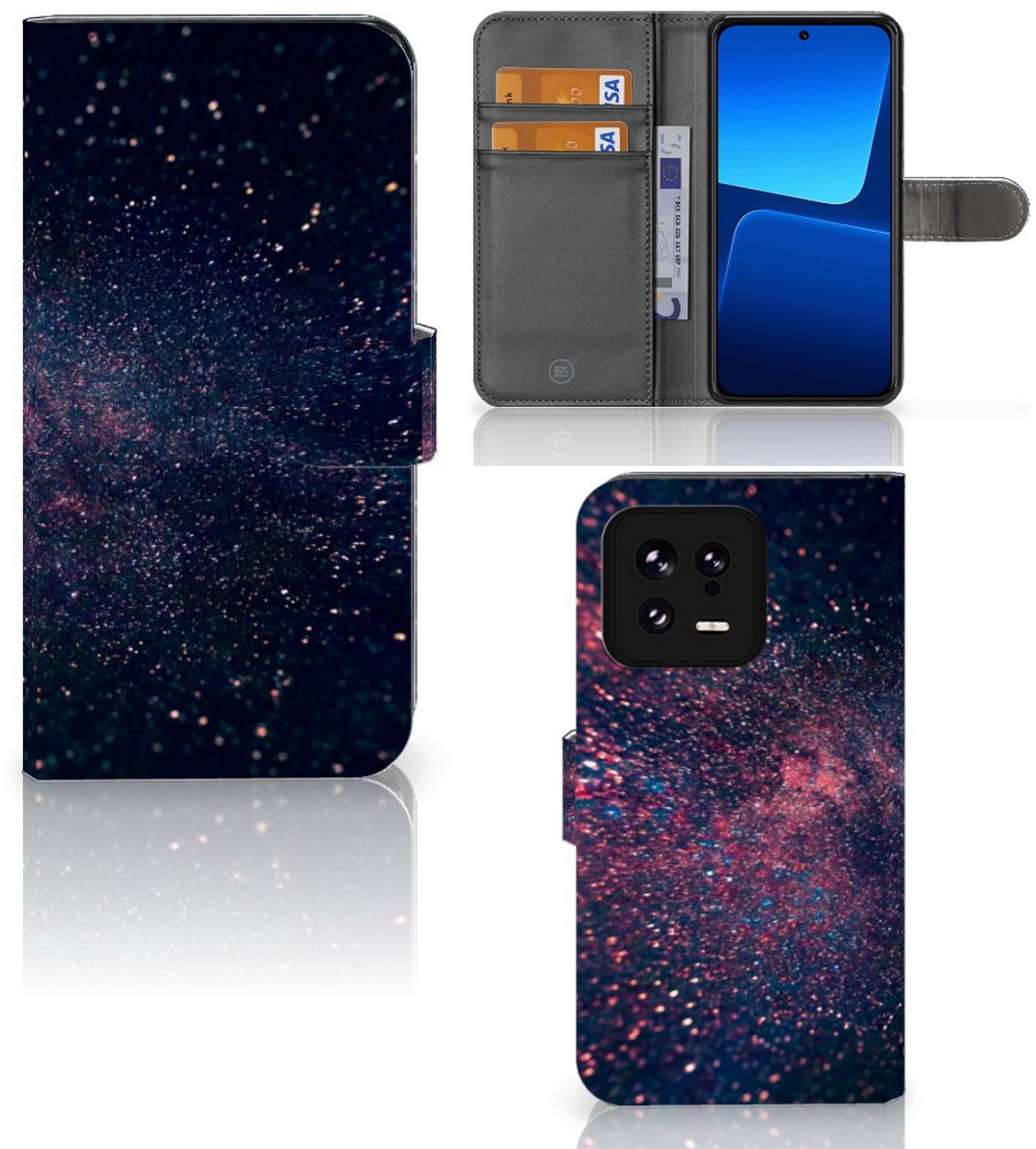 Boekhoesje voor Xiaomi 13 Book Case Stars