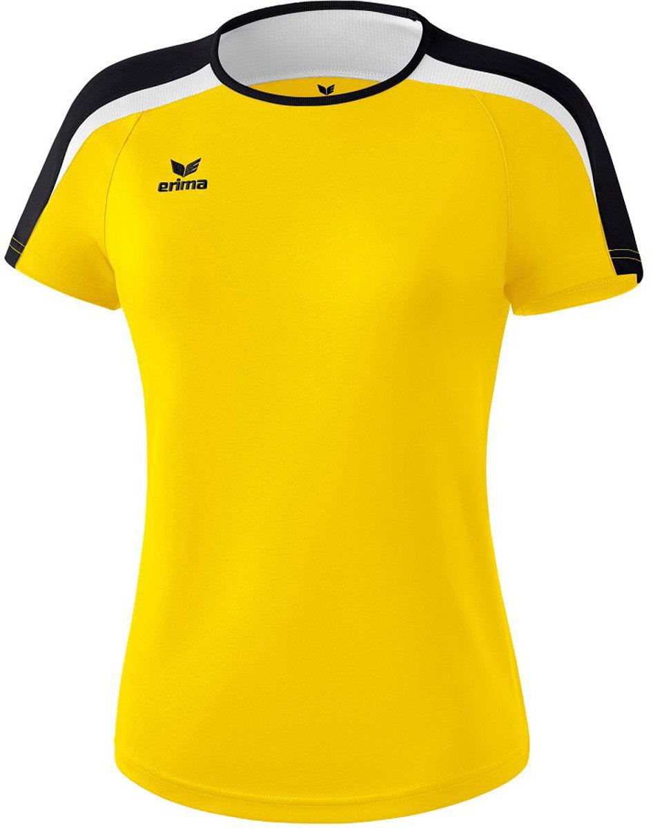 Erima Liga 2.0 T-Shirt Dames - Geel / Zwart / Wit | Maat: 36