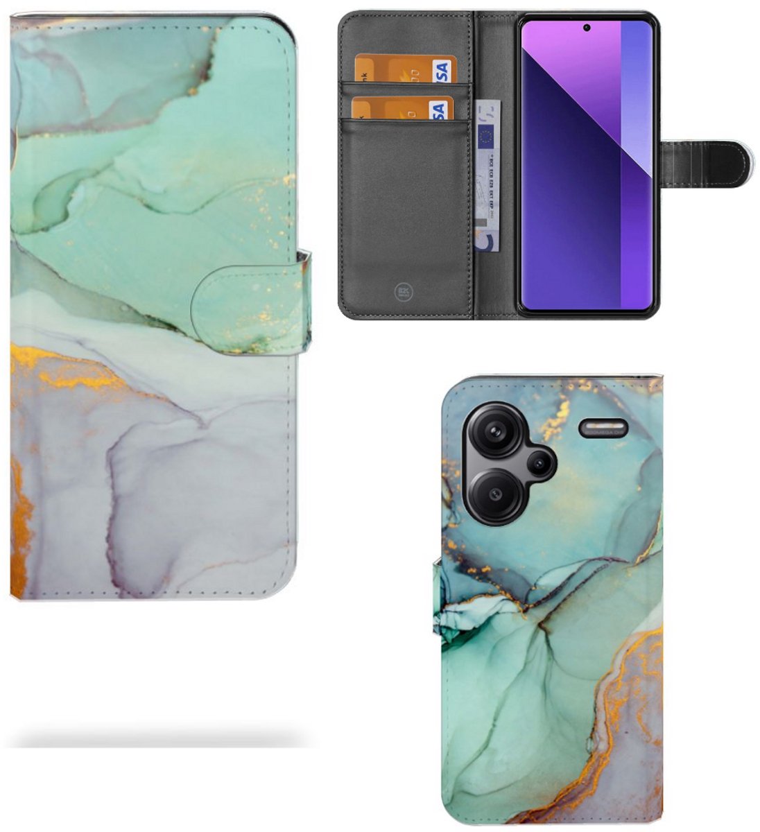 Hoesje voor Xiaomi Redmi Note 13 Pro Plus Watercolor Mix